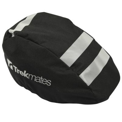 China Waterproof Durable Customized Reflective Color Rain Cover Bicycle Stripe Helmet Cover For Motorcycle Helmet for sale