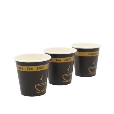 China China Disposable Multicolor Disposable Single Wall 4oz Coffee Paper Cups for sale