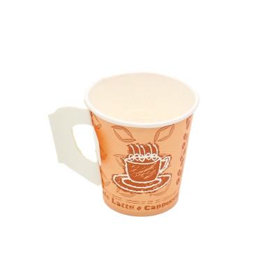 China China Wholesale Disposable Coffee and Tea Disposable Paper Cups With Handle for sale