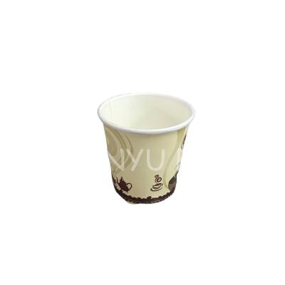 China Custom Printed Disposable Paper Cup 4oz Cartoon Disposable Promotional Cups for sale