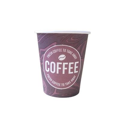 China Anhui Disposable Factory Low Price 8oz Coffee Custom Processing High Quality Hot Paper Cup Can Be Customized Logo for sale