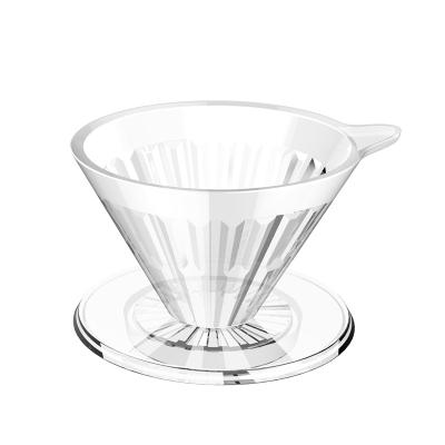 China TIMEMORE Viable Crystal Eye Dripper 02 PC Pour Over Reusable Coffee Dripper V60 Coffee Maker for sale