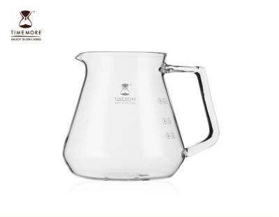 China Timemore Coffee ServerPaterned Sustainable Classic Server Set Glass Coffee Cup Set for sale