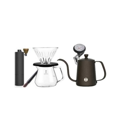 China Viable Premium Gift Box Travel Drip Coffee Outdoor Coffee Set with Manual Coffee Grinder for sale