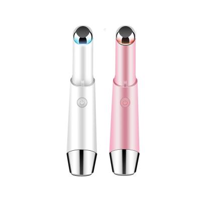 China Portable Anti-Puffiness Beauty Eye Massager USB Rechargeable Sonic Vibration Eye Massager Skin Care Device for sale