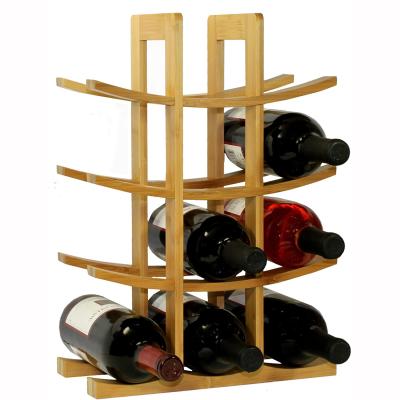 China Other Hot Selling Portable Floor Table Rack Wine Rack Countertop Wine Rack for sale