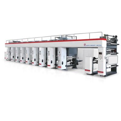 China Hotels High Speed ​​4/6 /8 Color Rotogravure Printing Machine Roto Gavure Printing Machine For PVC Nolon BOPP Paper Film Cheap Price for sale