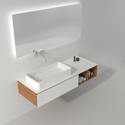 China SM-8340B Bellissimo Modern Small Basin Artificial Stone Bathroom Basin Single Sink for sale