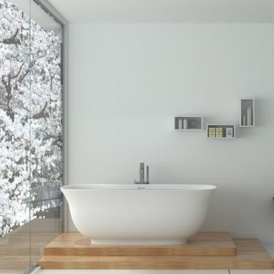 China SM-8643 Foshan Repairable Freestanding Acrylic Stone Bathtub for sale