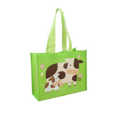 China Handled price high quality cheap mat laminated eco non woven fabric bag promotional logo for sale