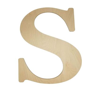 China USA Unfinished Wooden Letter for Wedding Guestbook or Wall Decor (24