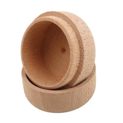 China Newest Unfinished Outdoor Farm Travel High Quality Bracelet Log Ring Box for sale