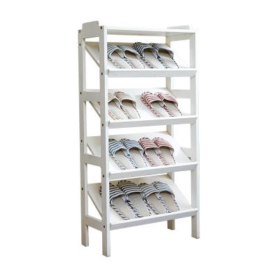 China (Other) Best Selling Modern Design Adjustable Wooden Storage Shoe Rack Cabinet 4 Layers Shoe Rack Shelves Cabinet For Entryway Space Saving for sale