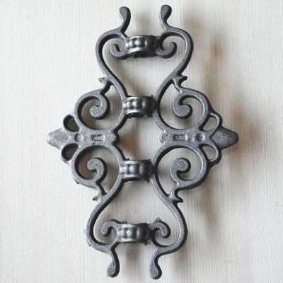 China Professional Ornamental Manufacturer Easily Assembled Decorative Cast Iron Flower Panels For Fence Gate Garden for sale