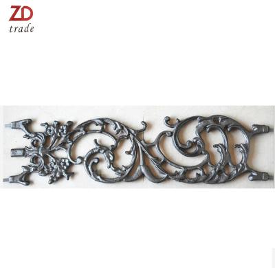 China Easily Assembled Ornamental Low Shoe Of Iron Collar And Cast Iron Bushings For Gate Fence Railing Decoration for sale