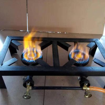 China Cast Iron 2 Burner Camping Gas Cooker Stove for sale