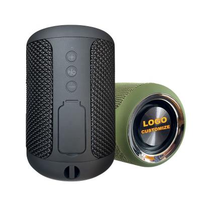 China No AUX Subwoofer. Outdoor IPX7 Wireless Waterproof Mini Bluetooth Portable Speaker Bass Stereo Surrounded Fabric for sale