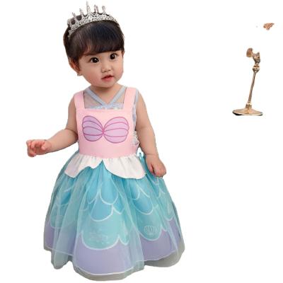 China Breathable Mermaid Kids Birthday Dresses Boutique Princess Girls Party Dresses for sale