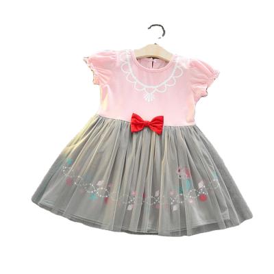 China Breathable Baby Princess Cinderella Mermaid Dress Kids Cotton Summer Dresses Kids Clothing for sale