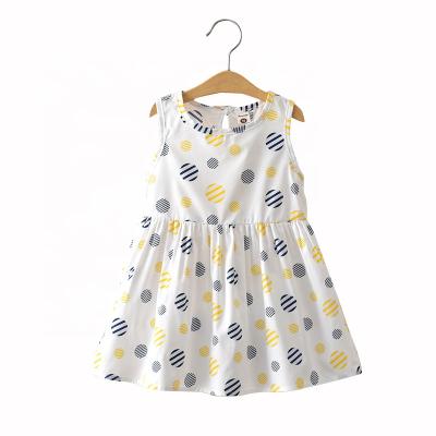 China Breathable Fashion Baby Girl Dress Summer Floral Dresses For Girls for sale