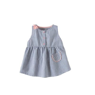 China Breathable Kids Boutique Smocks Clothes Flower Embroidered Summer Floral Baby Smocked Dress for sale