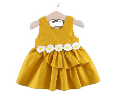 China Babies Breathable Cotton Floral Dress for sale