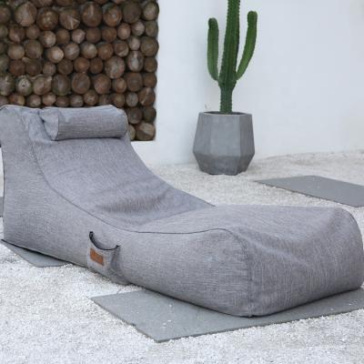 China Outdoor Lounge Sofa Bed Floor Comforable Beach Sofa Chair And Bean Bag Nordic Lounge Chair With Removable Cover for sale