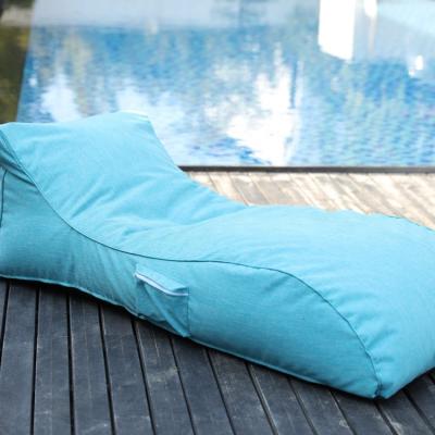 China Outdoor waterproof giant sofa bean bag solution dyed oxford fabric outdoor living room sofa bed for sale