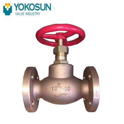 China JIS F7409 SCREW-DOWN 16K CONTROL GENERAL BRONZE BALL STOP VALVES for sale