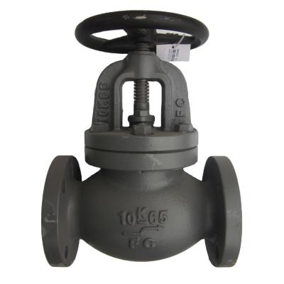 China General JIS F7307 10K50 10K65 10K80 BALL STOP VALVES CAST IRON for sale