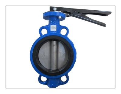 China JIS F7480 5K 10K General Cast Iron Wafer Type Marine Butterfly Valve for sale