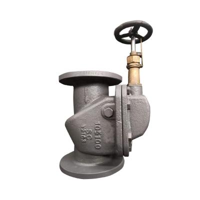 China General JIS F3060 5K /10K CAST STEEL VERTICAL SCREWDOWN STORM VALVE for sale