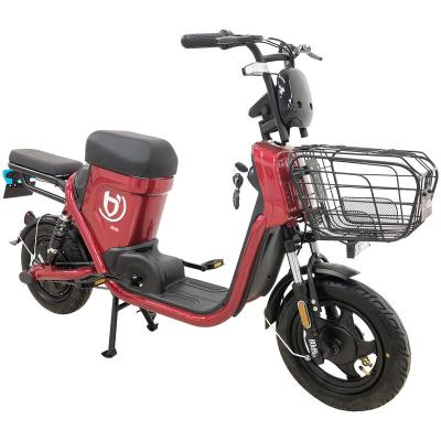 China Delivery Cargo Fast Food Steel Adult Takeaway Multifunctional Electric Bike With Two Seats for sale