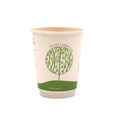 China Eco - Friendly Custom Sugar Cane Coffee Paper Cups for sale