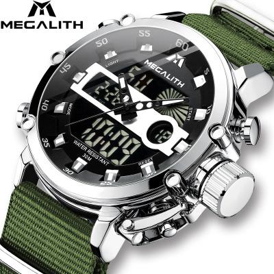 China Luxury Analog Watches Mens Orologi 3ATM Reloj Automatic Date Megalith LED Wristwatch Quartz Watches Sport Military Digital Watches For Men for sale