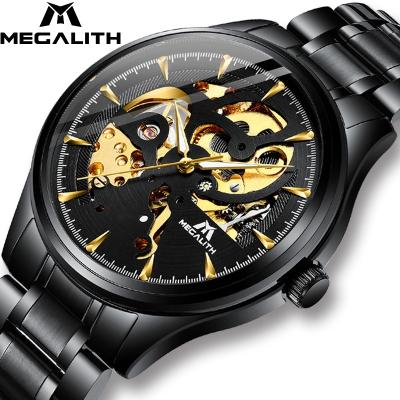 China 2020 Megalith Reloj de los hombres Fashion Mechanical Stainless Steel Band Watch Water Resistant With Japan Movement Business Wrist Watch for sale