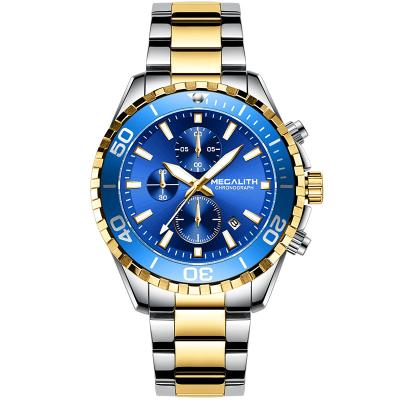 China Reloj Hombre Top Brand Sport Quartz Watch Luxury Steel Chronograph Men's Luminous Waterproof Wrist for sale