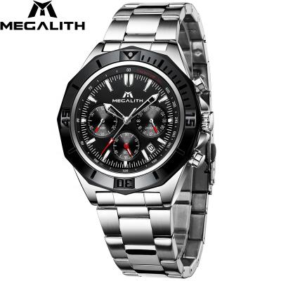 China Chronograph OEM Business Montre Homme Megalith Quartz Luxury Business Watch Men Wrist Watch Quartz for sale