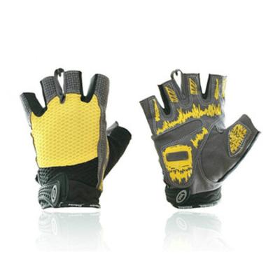 China Low Quality Factory Price Guaranteed Comfortable Custom Made Recycling Gloves Half Finger With Gel Protection for sale