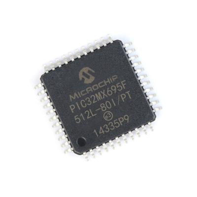 China - PIC32MX695F512L-80I/PT encapsulation QFP100 single chip microcontroller PIC32MX695F512L-80I/PT for sale