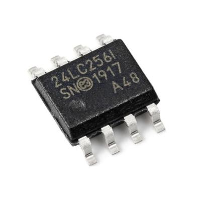 China New and original 24LC256T-I/SN/SM/ST/P 24LC256-E/MS 24LC256T SOP8 contact customer service memory chip for sale