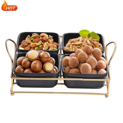 China Sustainable Christmas Fruit Dish Dessert Dish Custom Snack Tray for sale