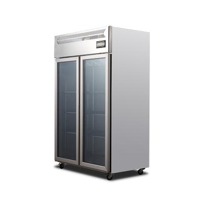 China China High Quality Single-temperature Commercial Refrigerator Upright Freezer With Glass Door Upright Showcase Freezer for sale