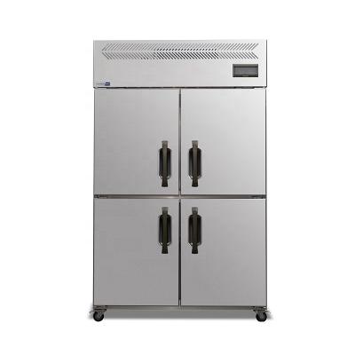 China Single-temperature Commercial 4 Doors 941litre Freezing Upright Freezer Fridge Hotel Kitchen for sale