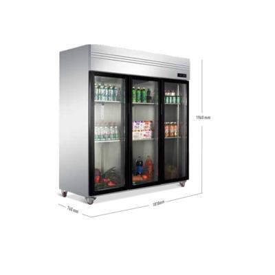 China Energy Efficiency Commercial Cooling Fan Cooling Energy Beverage Cold Fridge Freezer for sale