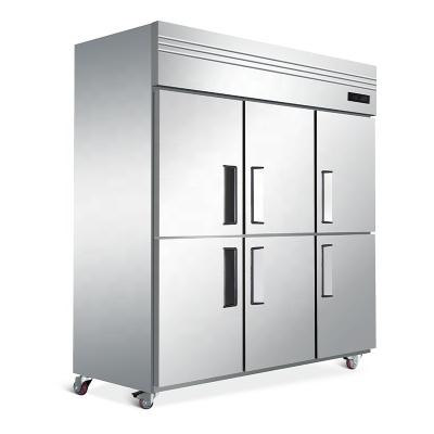 China Premium Stainless Steel Vertical Refrigerator Freezer Commercial Kitchen for sale