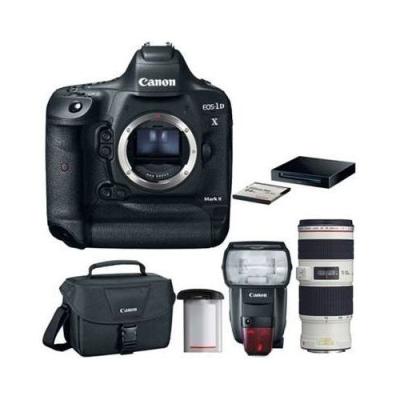 China Digital camera EOS-1D X Mark II Camera W/ Premium Kit Deluxe Lens Bundle for sale