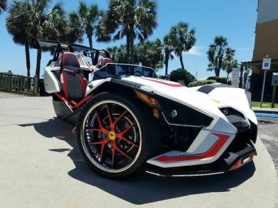 China Polaris SlingShot 20/22 Staggered Lexani Wheels Cyclone Custom Color for sale