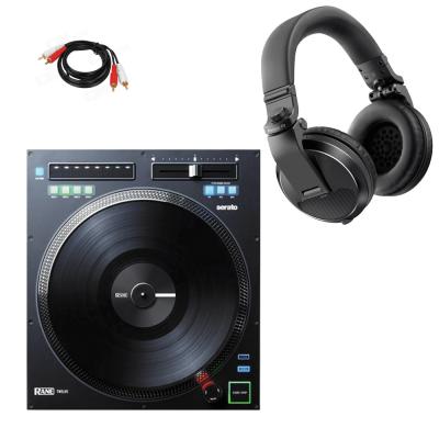 China Rane TWELVE Motorized 12″ High-Torque DJ Controller Turntable + Pioneer DJ HDJ-X5 Over-Ear DJ Headphones and RCA Cable. for sale