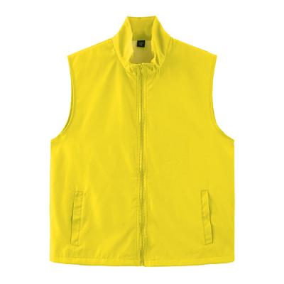 China ST5DA01 Unisex Anti-wrinkle Advertising Volunteer Vest Customized By Manufacturers Polyester Work Sleeveless Volunteer Custom Logo Print for sale